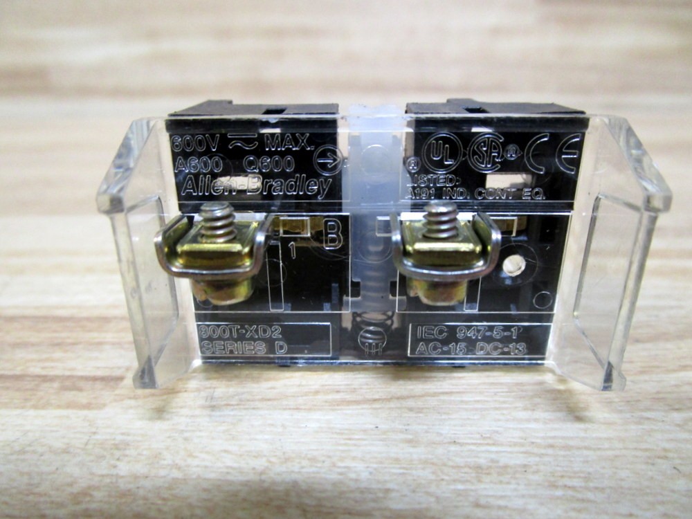 Allen Bradley 800T-XD2 Contact Block 800TXD2