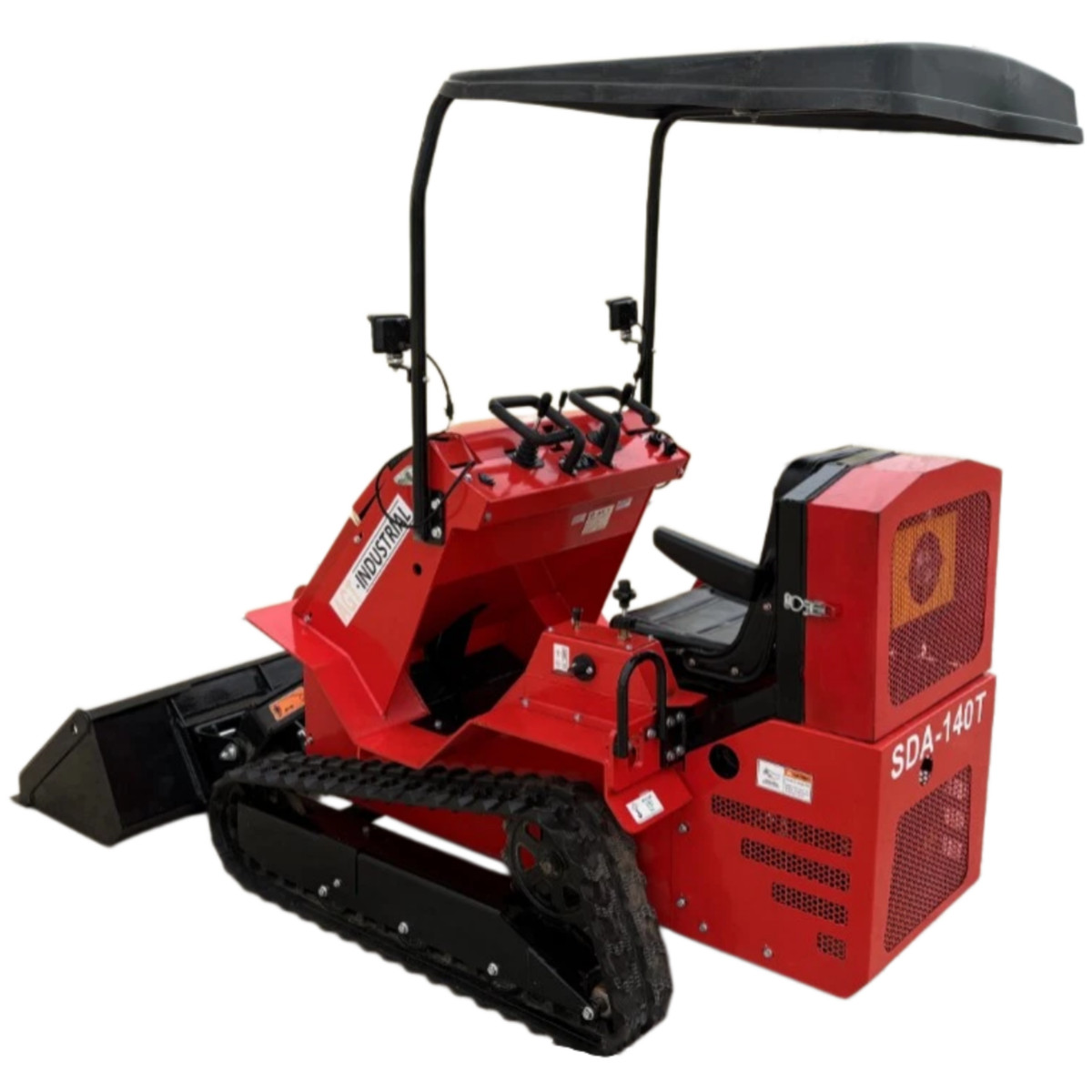 Agrotk 0.8Ton Mini Skid Steer Loader RATO Gasoline EPA Engine Ride-on Tracked