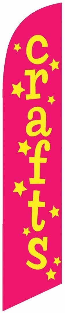 Crafts Feather Banner Swooper Flag for Festivals and Events, Replacement Flag