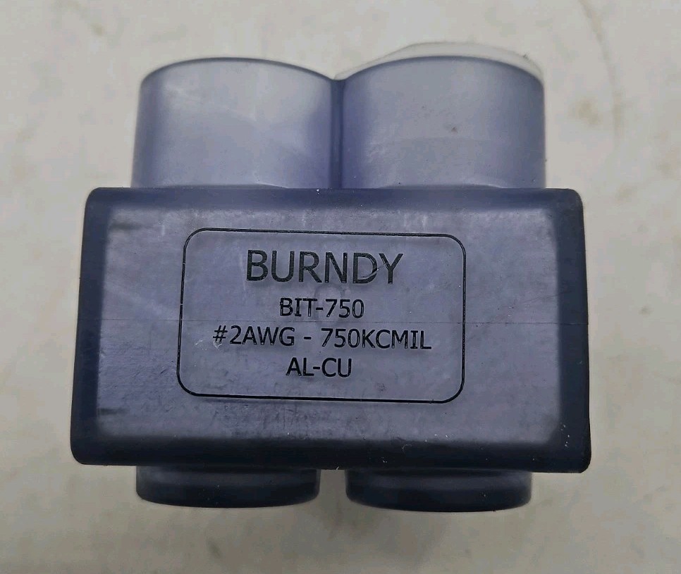 Burndy – BIT-750 – #2AWG – 750KCMIL – AL-CU – Clear Insulated MultiTap