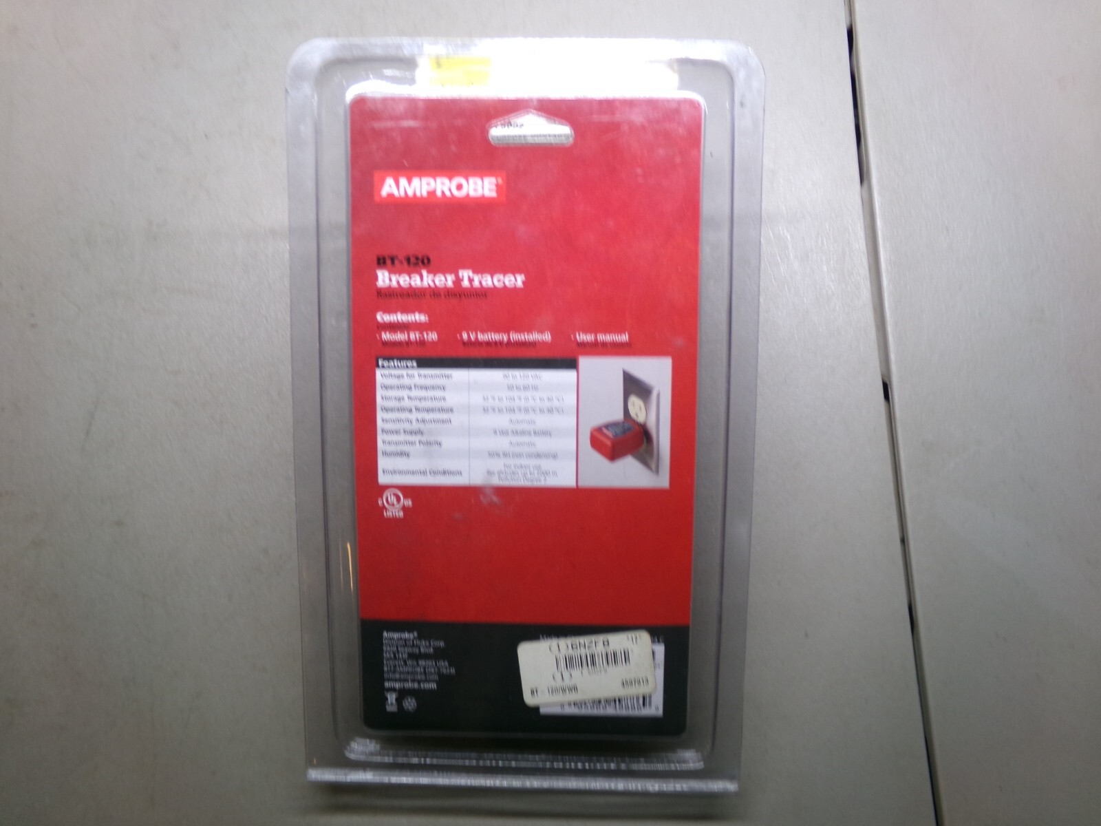 AMPROBE BT-120 CIRCUIT BREAKER TRACER 120V