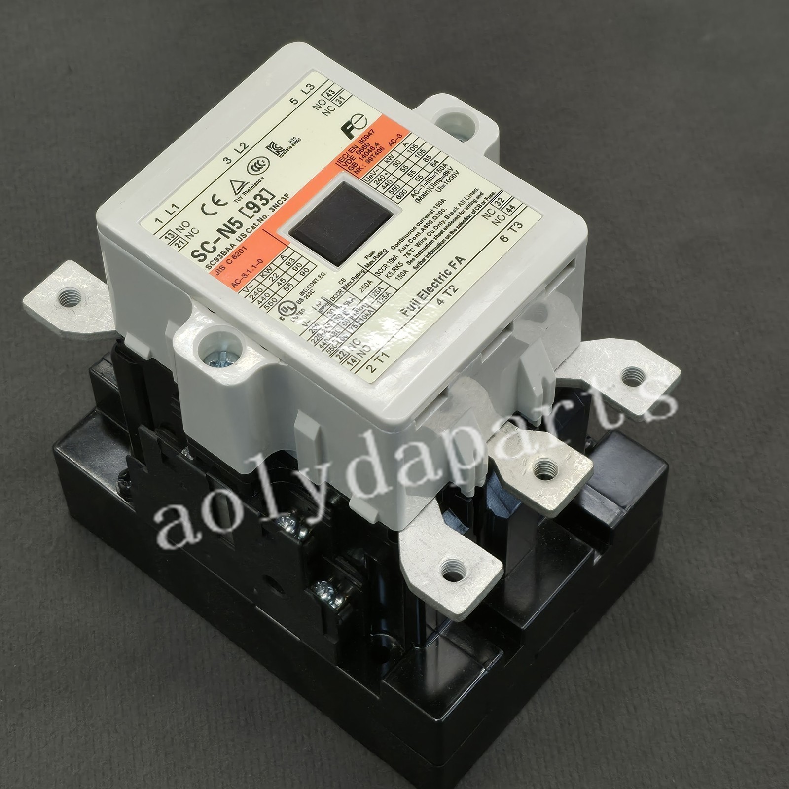 110V 120V AC Magnetic Contactor 3-Pole For Fuji SC-N5 SC-N5(93) Motor Starter