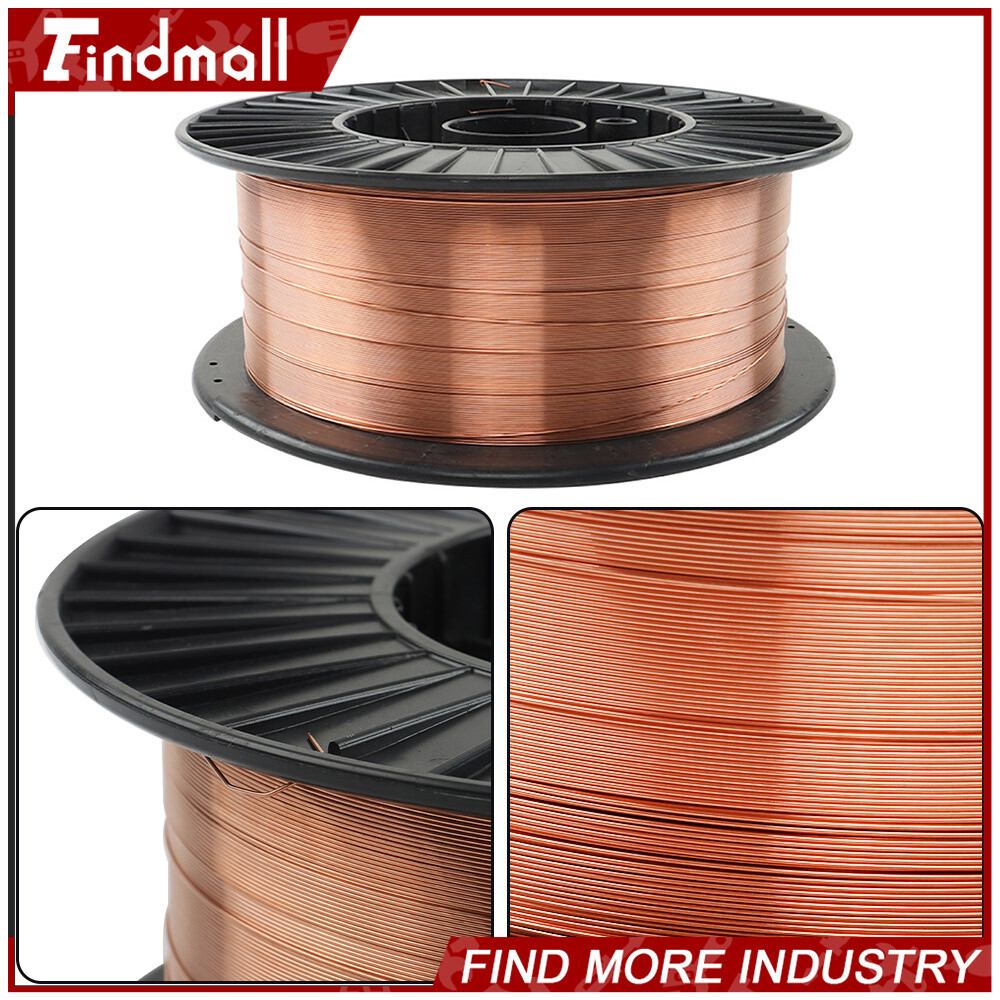 Findmall Mild Steel MIG Welding Wire – 33 Lbs Roll ER70S-6 .035″ (0.9 mm)