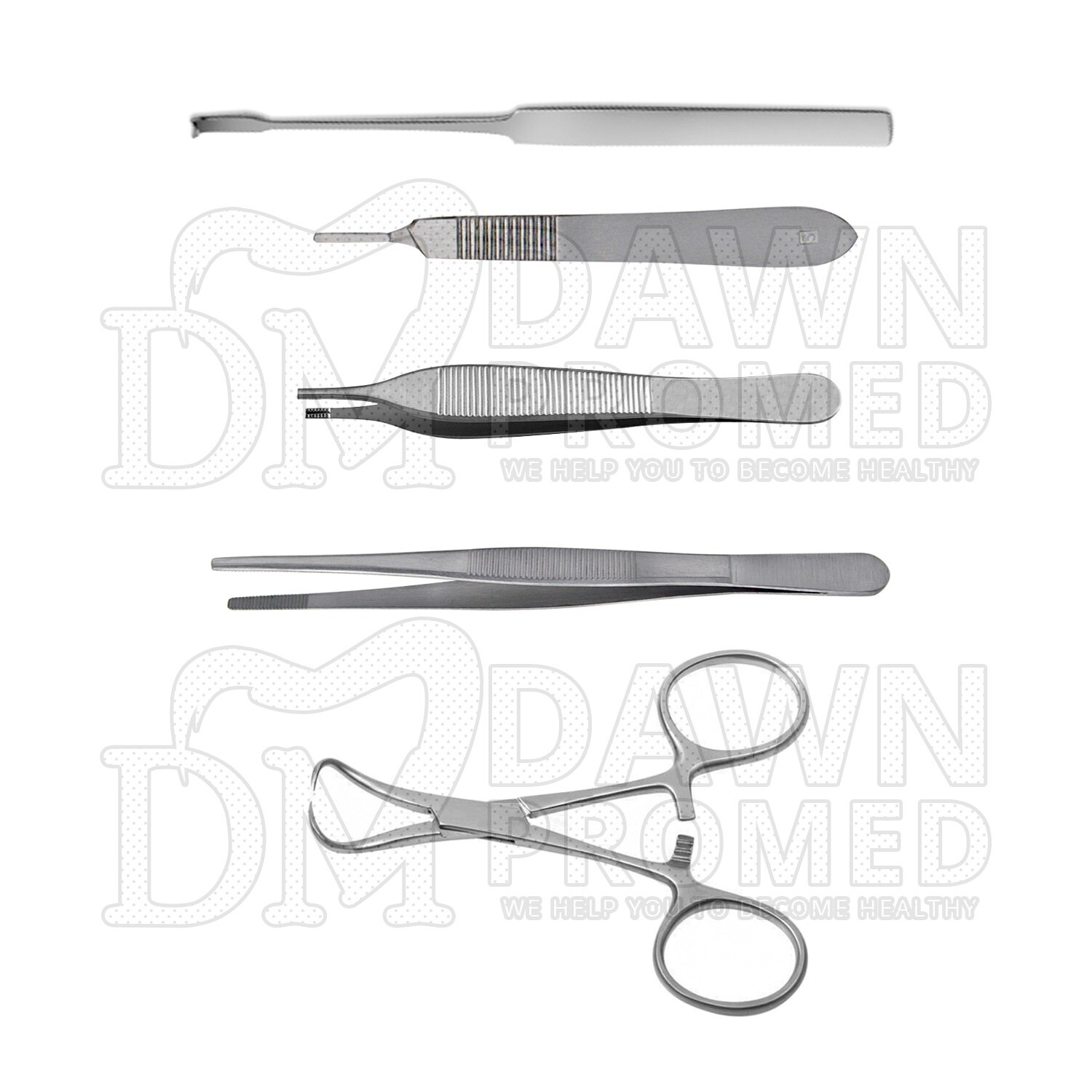 24 Pcs Canine and Feline Spay Neuter Surgery Set Veterinary Instrument German Gr