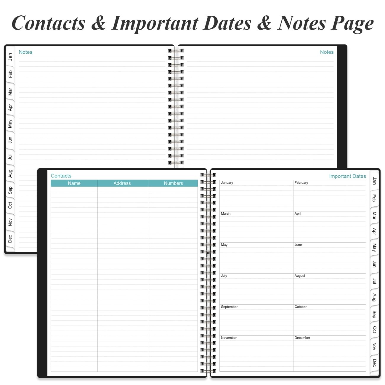2026 Planner – 8.5″ x 11″ Weekly Monthly Planner from January 2026 to Decembe…