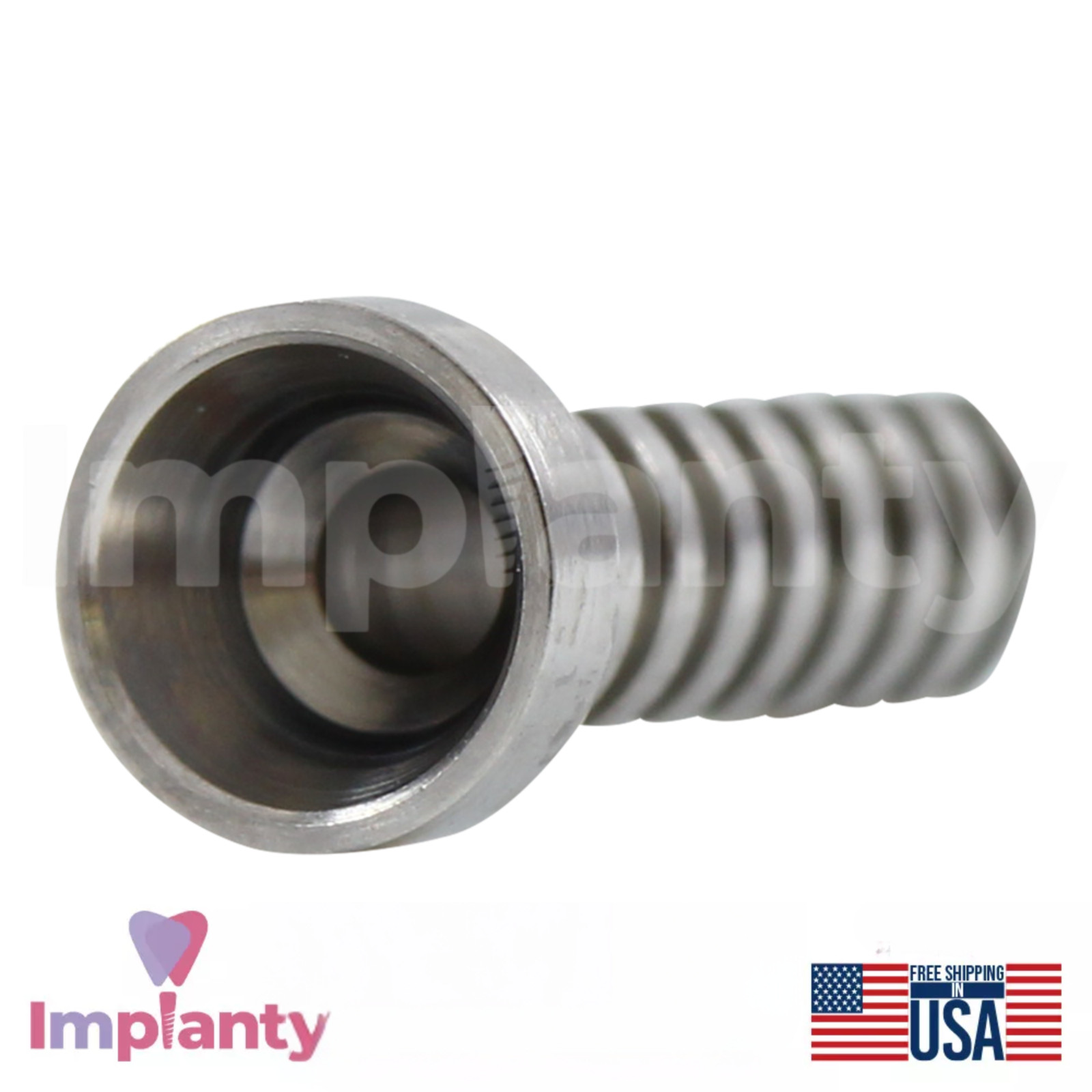1x Dental Straight Multi Unit RP Conical Connection 2.65mm Titanium Sleeve Set