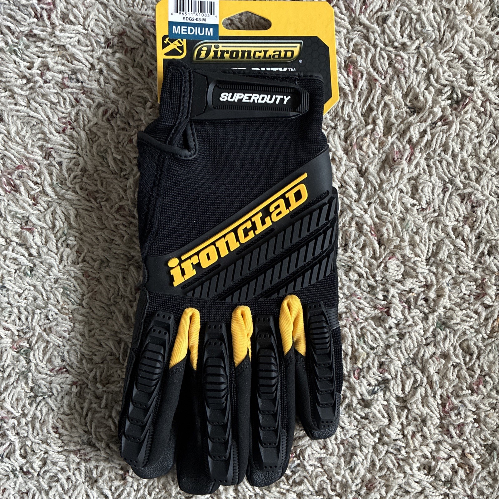 IRONCLAD SDG2 Mechanics Utility Gloves Super Duty Size Medium