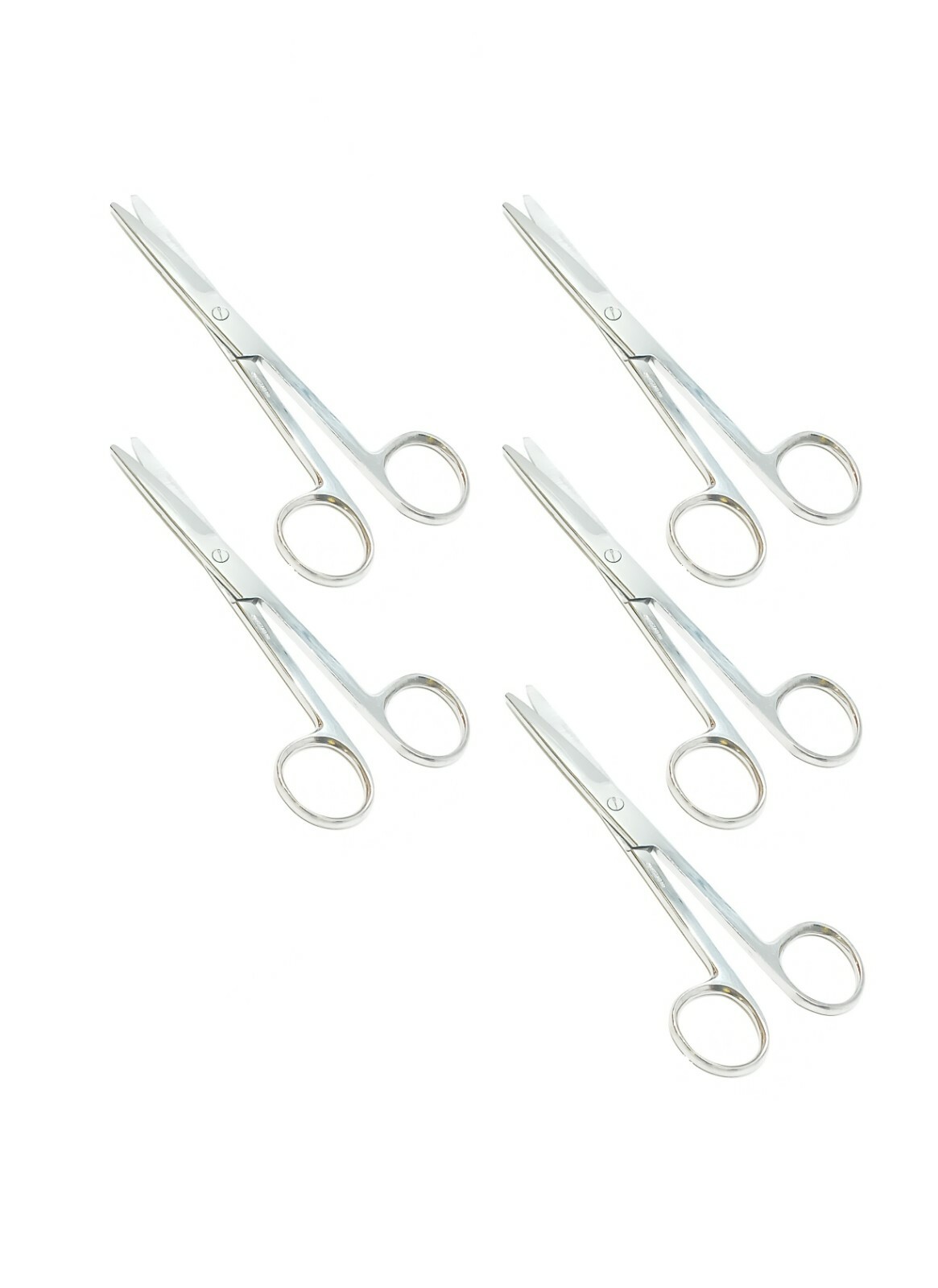 5 Economy Mayo Operating Scissors 6.75″ Straight Surgical Medical Instrument SS
