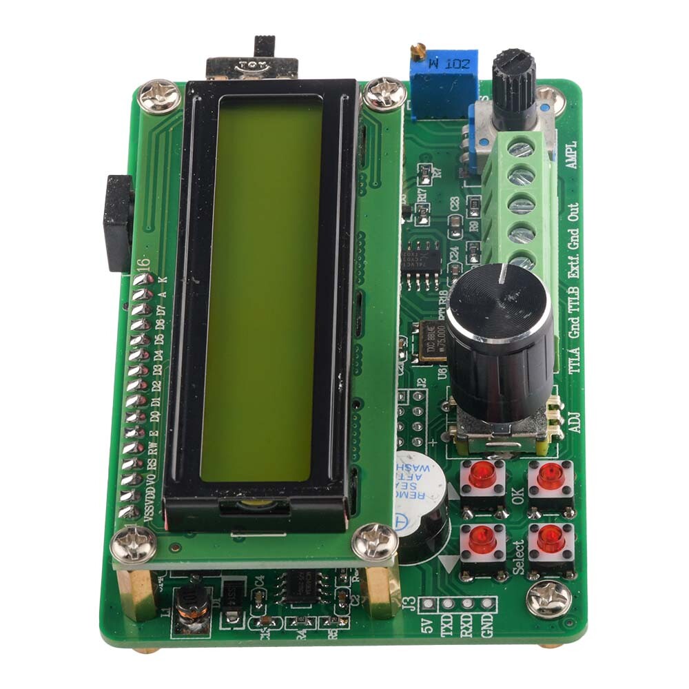 DDS Function 5MHz Signal Generator Module Sine/Triangle/Square Wave TTL Output