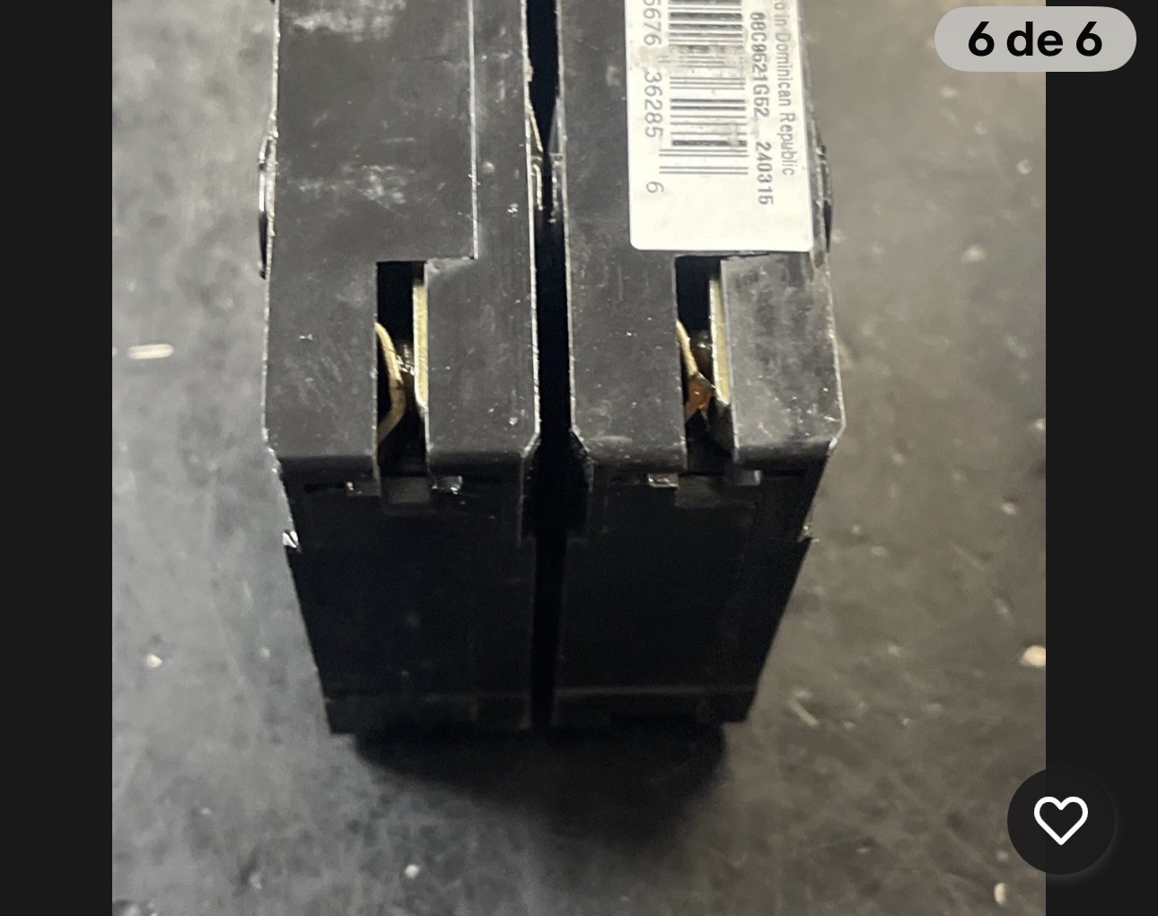 Eaton BR120 20 Amp Single Pole Circuit Breaker