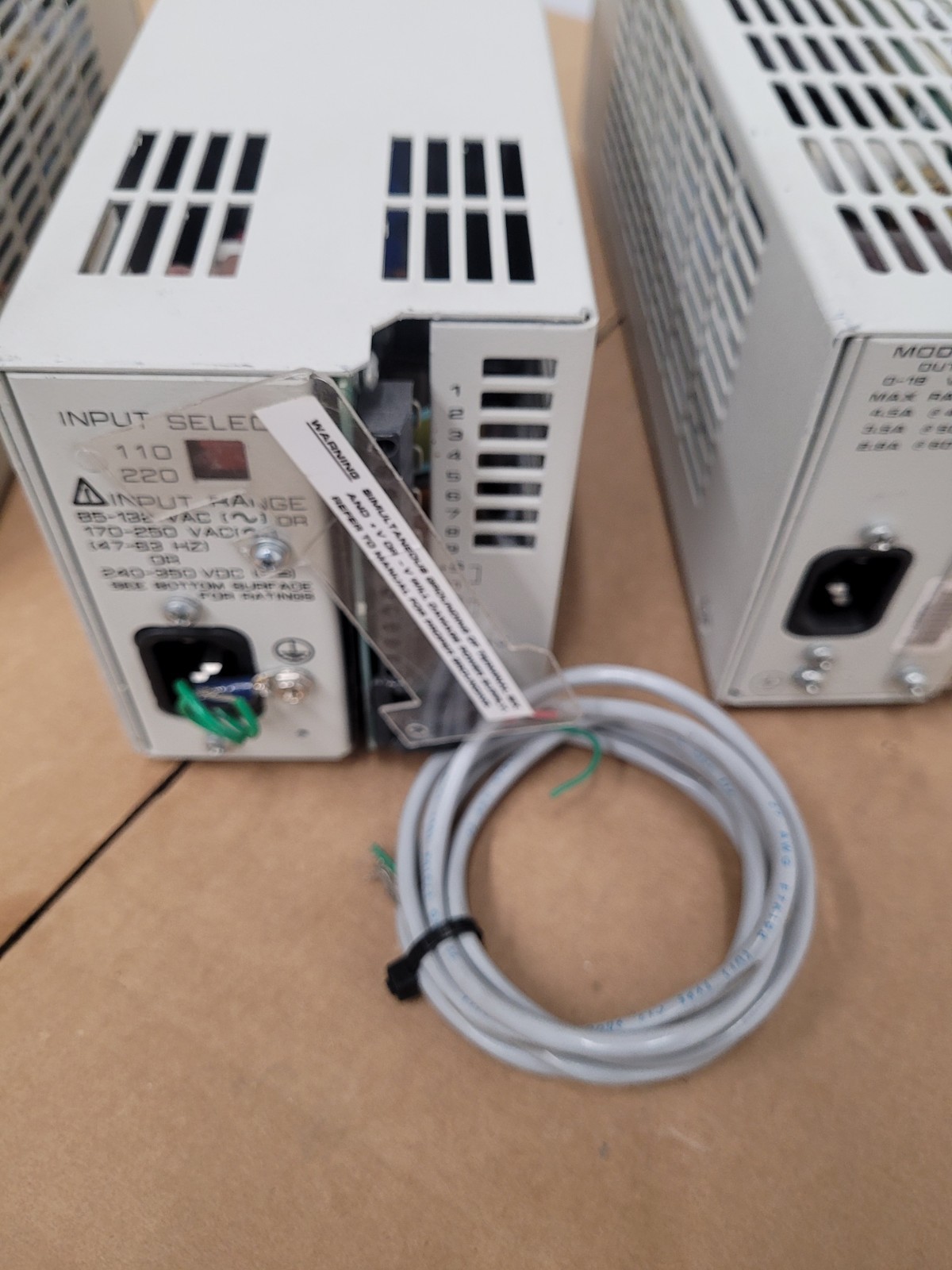 Lot of 5 Lambda Regulated DC Power Supply LLS5008, 0-8V 10A For Parts or Repair