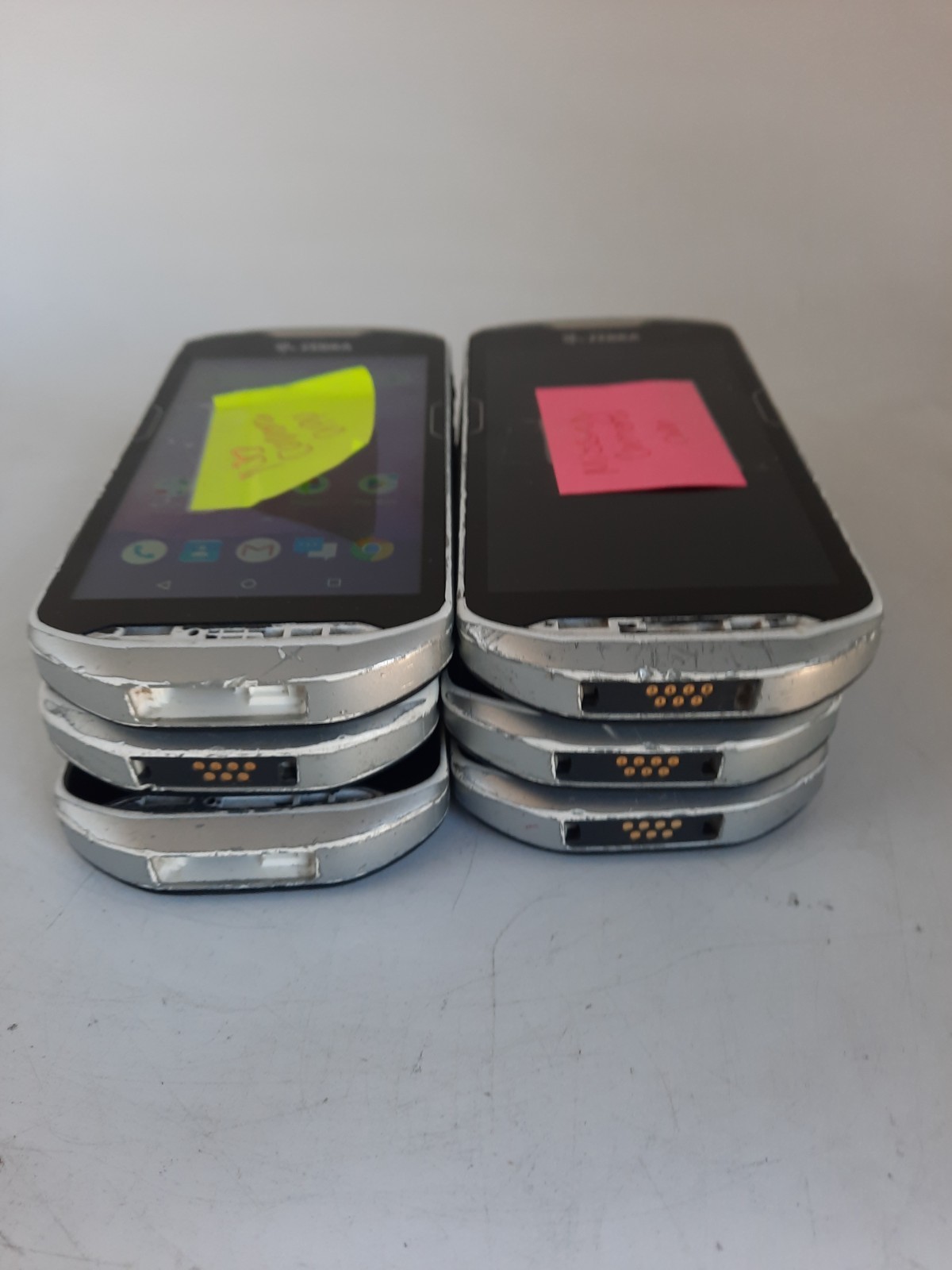 Lot of 6 Zebra TC56CJ-1PAZU2P-25- Barcode Scanner-(Missing Camera App)-FOR PARTS