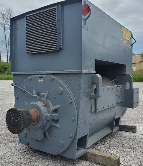 Rebuilt 600 HP 1200 RPM Toshiba 4160 Volt Frame 355 900 Electric Motor WP2