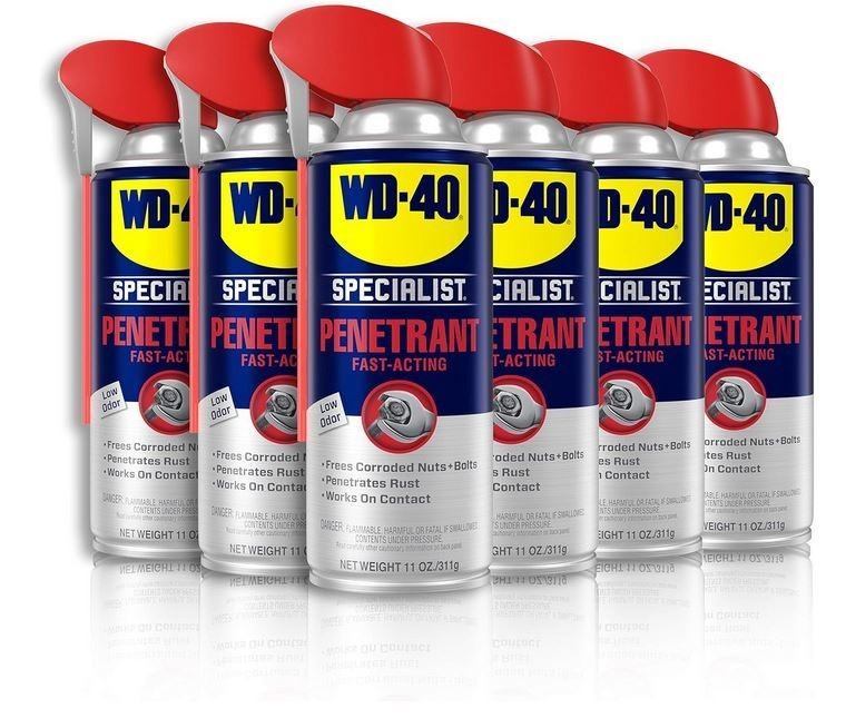 WD-40 Specialist Penetrant with SMART STRAW SPRAYS 2 WAYS, 11 OZ 6-Pack