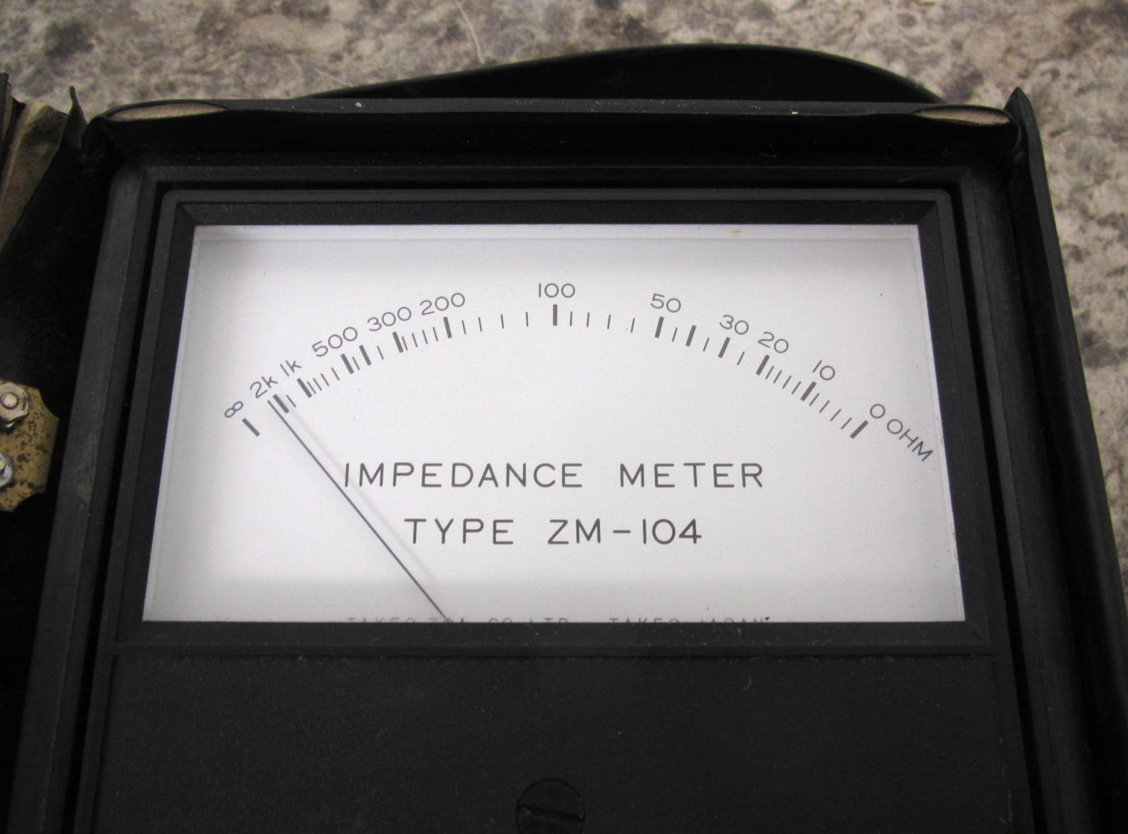 TOA ZM-104 Portable Analog Speaker Line Impedance Meter Used Free Shipping