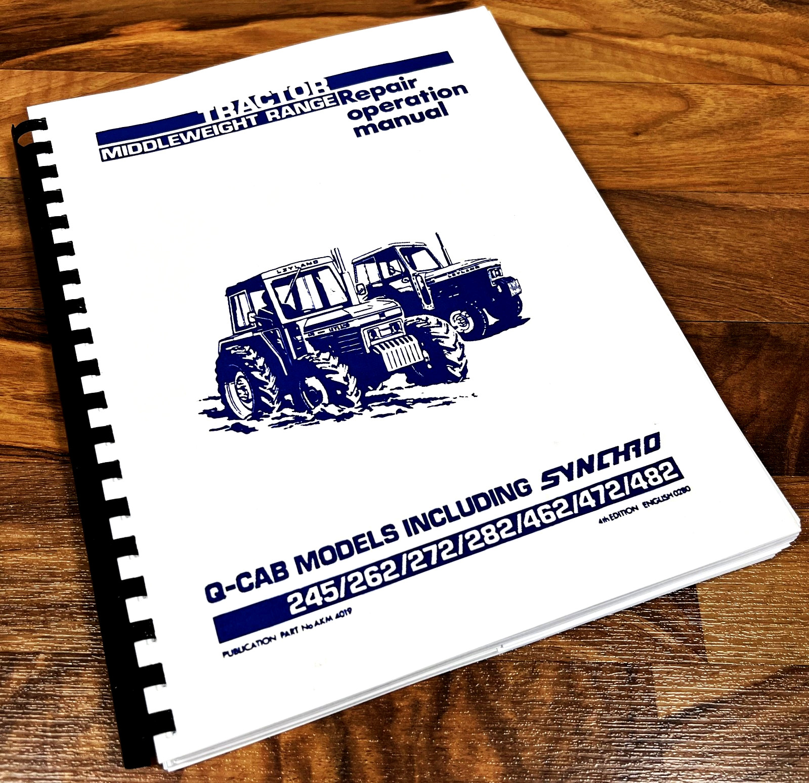 Leyland 245 262 272 282 Tractor Service Manual Repair Shop Workshop Maintenance