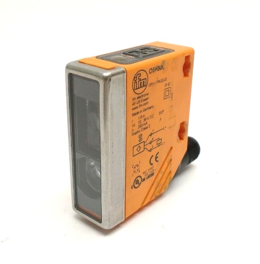 ifm O5H500 Diffuse Reflection Sensor w/ Background Suppression O5H-FPKG/US