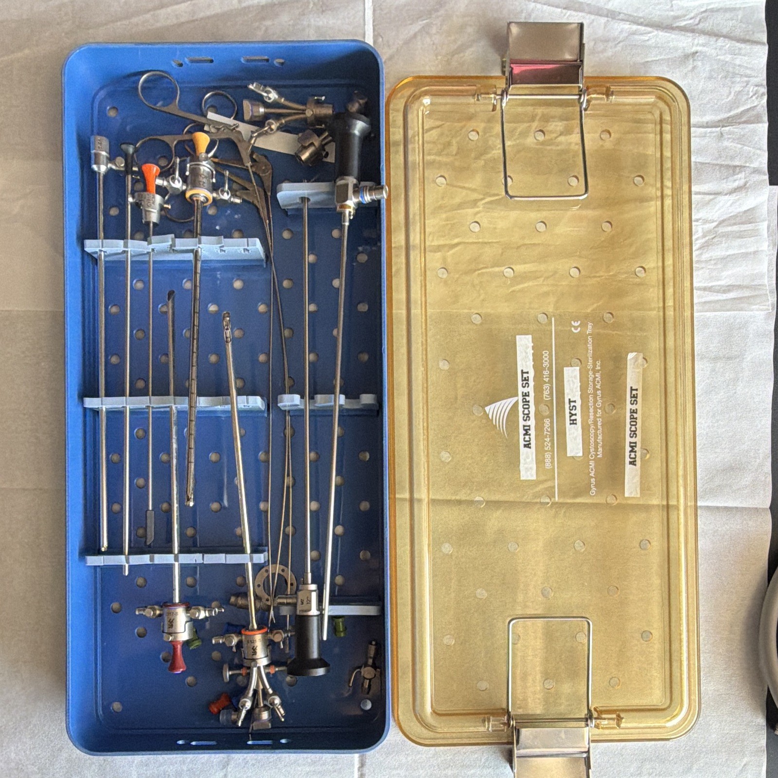 ACMI M3-70A Rigid Cystoscope 23Fr 12° 12in w/ Sterilization Tray