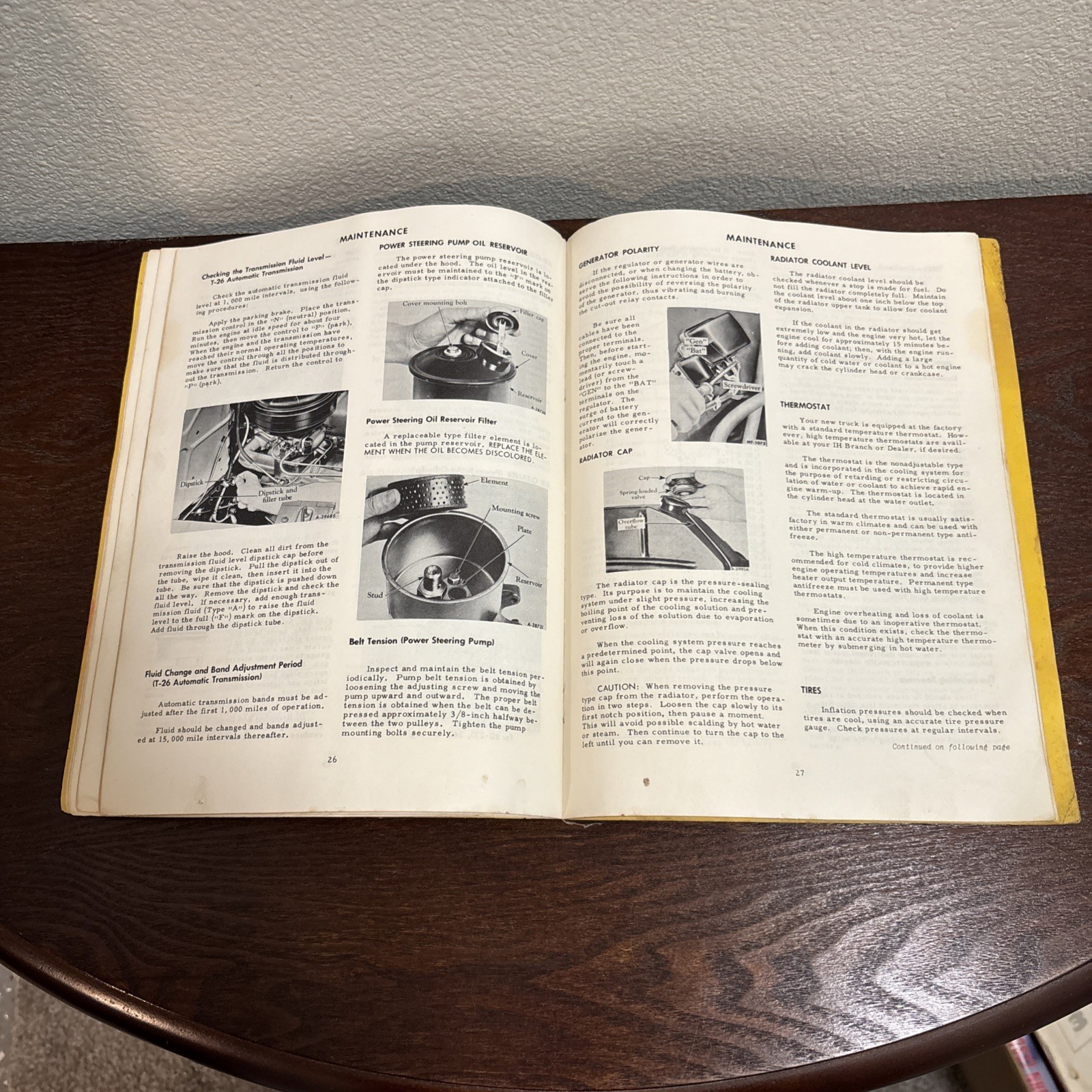 1957 International Harvester Motor Trucks Operators Manual. A-100 ACF-170 AC-170