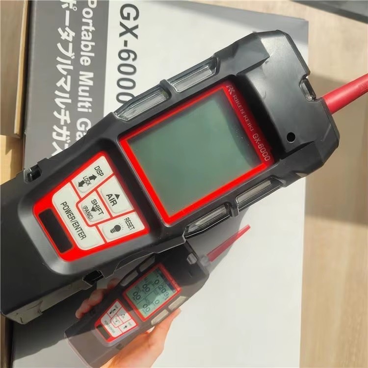 RKI Instruments GX-6000 Gas Monitor – H2S, CO, LEL, O2 – New