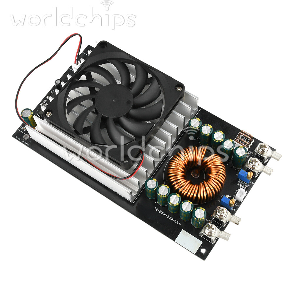 1500W DC-DC Step-down Module Adjustable Power Supply Module 15V-90V to 2.5V-72V