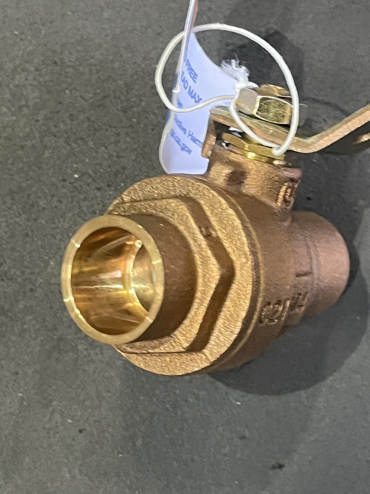 (6) 3/4″ Solder Full-Port Lead-Free Bronze Ball Valve 600WOG 150WSP, MADE IN USA