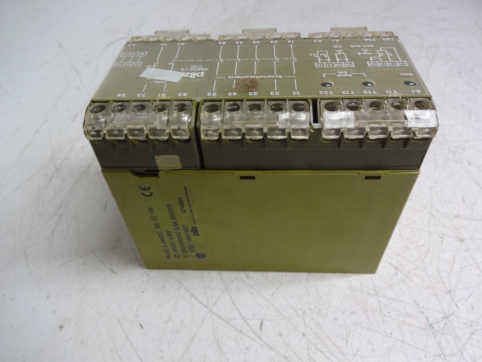 Pilz Pnoz/324vdc5s1o1w Safety Relay