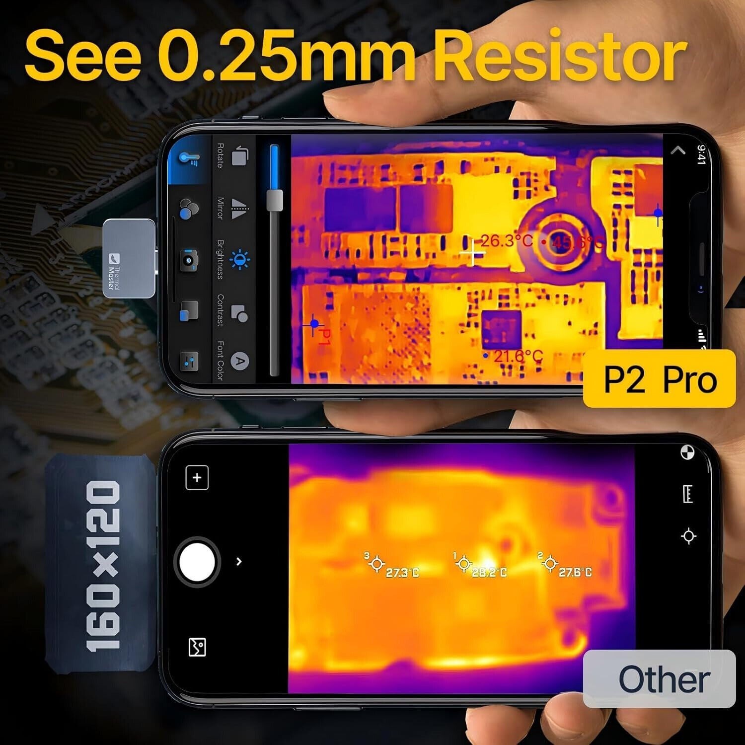 Thermal Master P2 Pro Infrared Thermal Imager Camera 15X Zoom for iPhone