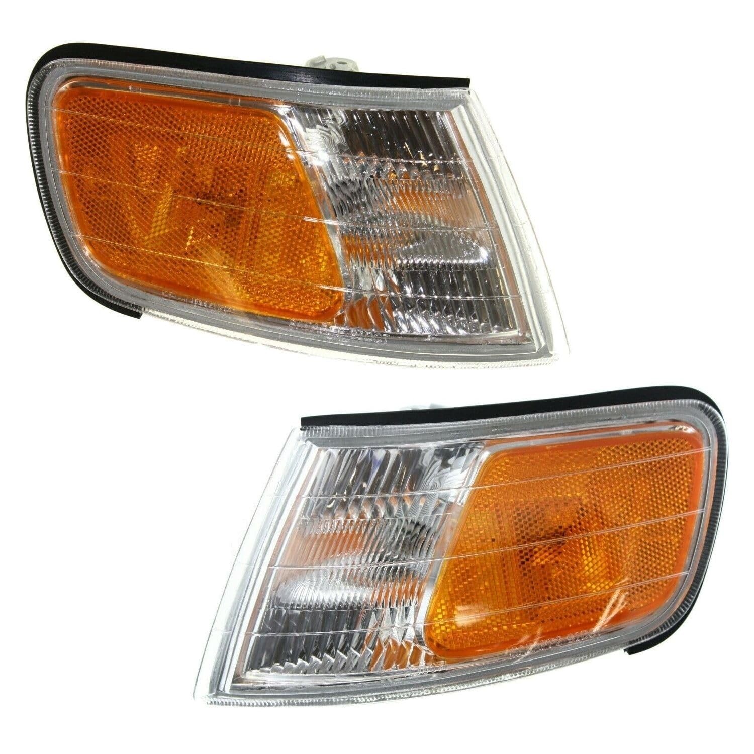 Pair Signal Light Assy Clear Amber Corner Lens Honda Accord 94-97 34300SV4A02