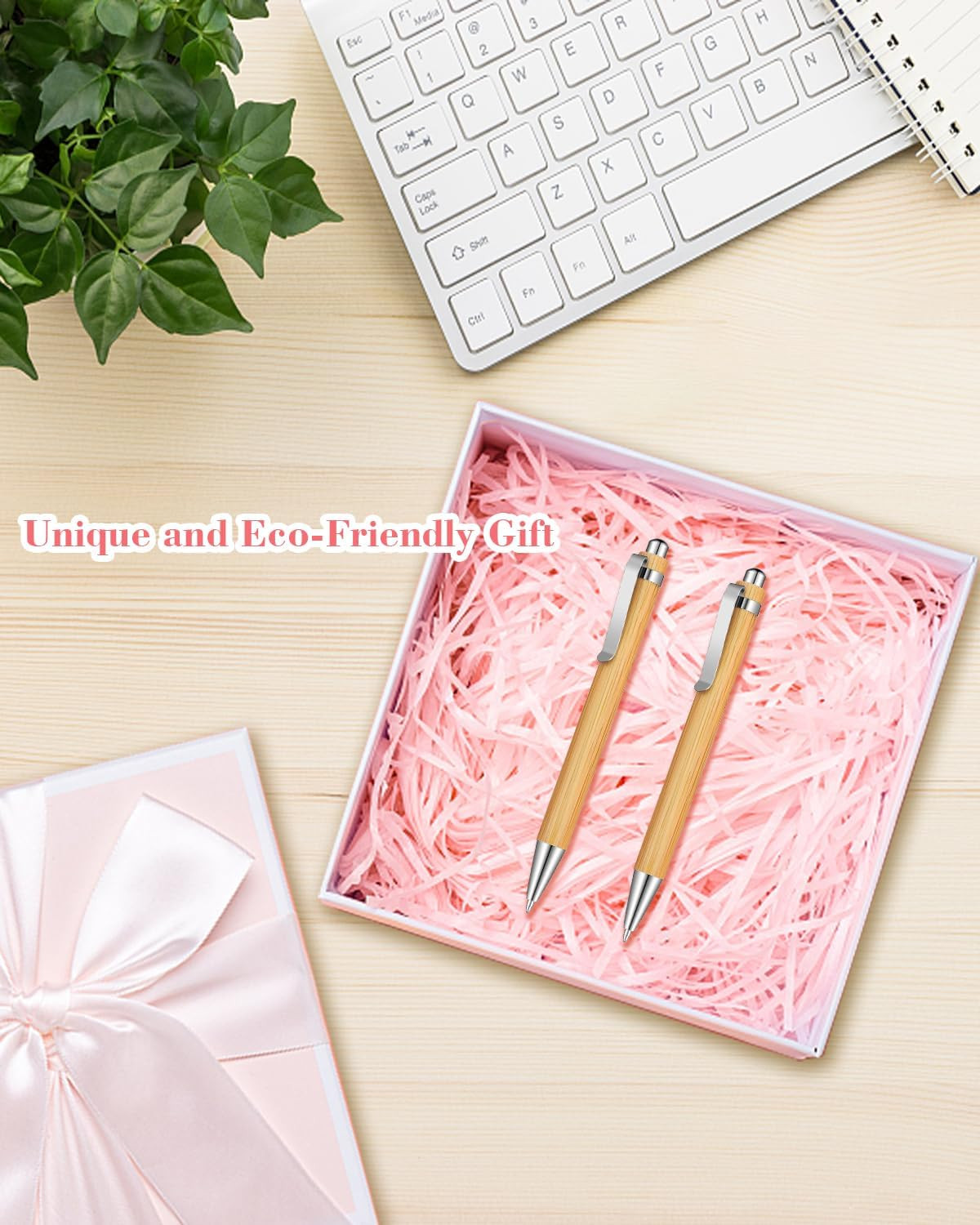 200Pcs Bamboo Pens Bulk Wooden Bamboo Pens Engraving Wooden Ballpoint Pen Custom