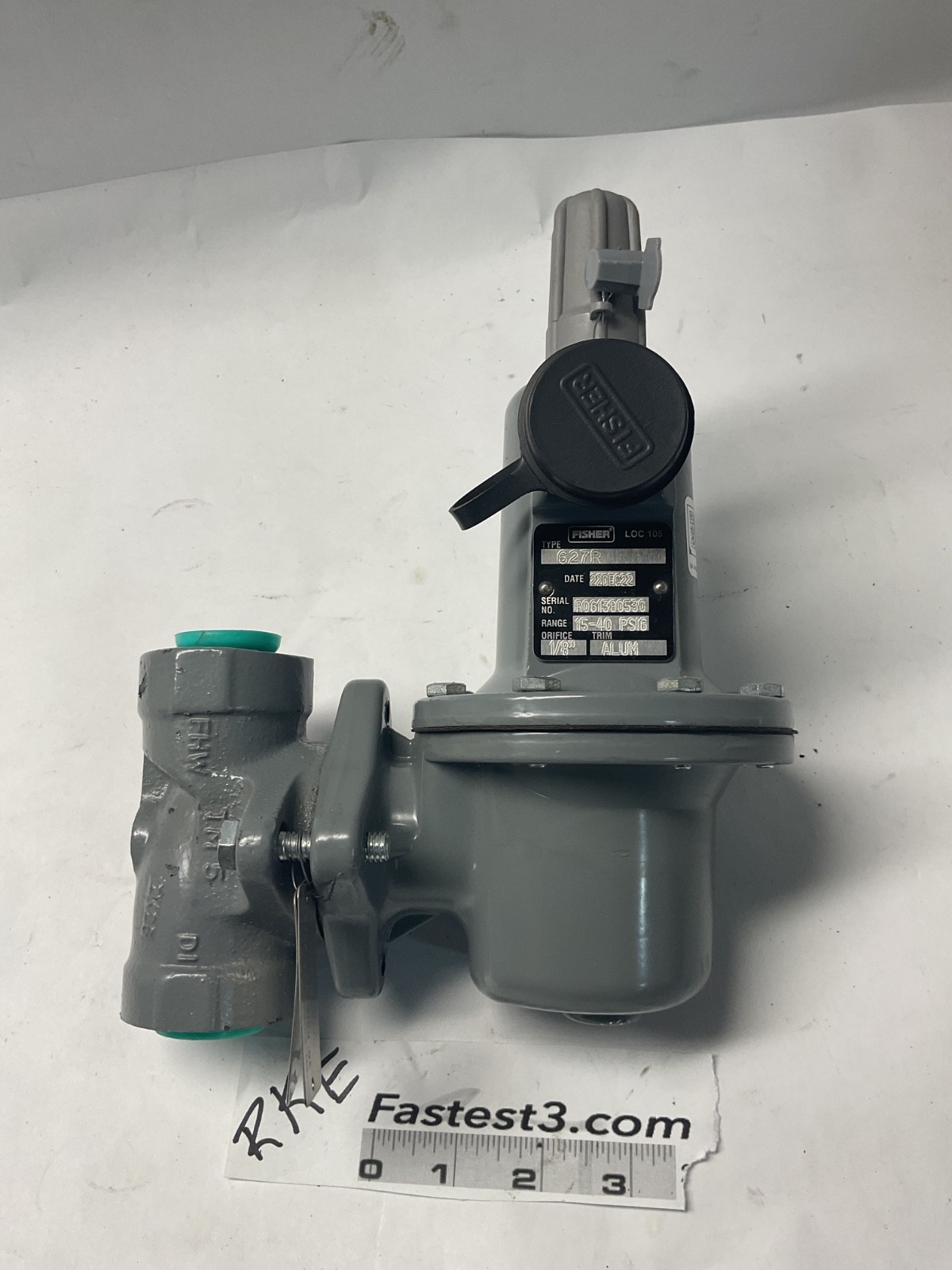 EMERSON Fisher 627 3/4” Regulator 627-1217-28191 15-40PSIG 1/8 ORIFICE 627R New