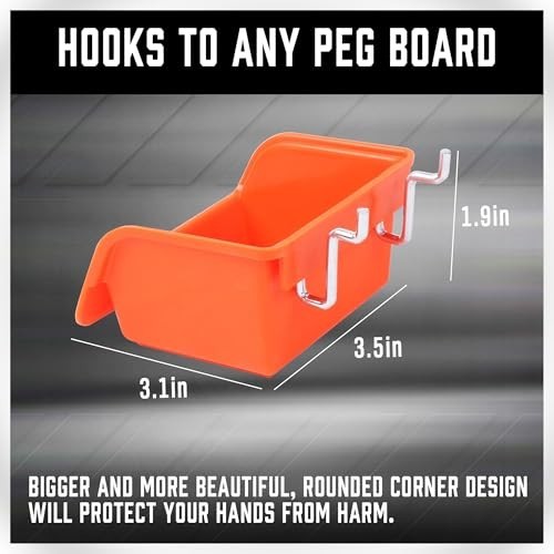 Pegboard Hooks Assortment Kit 238 PCS Heavy Duty Pegboard Accessories