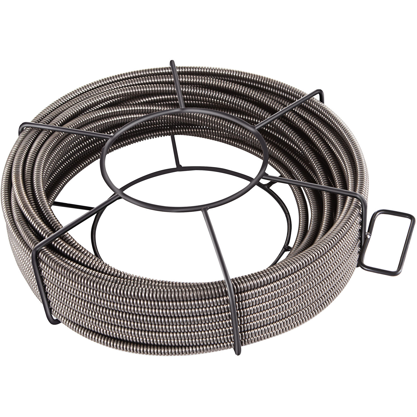 VEVOR Drain Cable Sewer Cable 100Ft 1/2In Drain Cleaning Cable Auger Snake Pipe