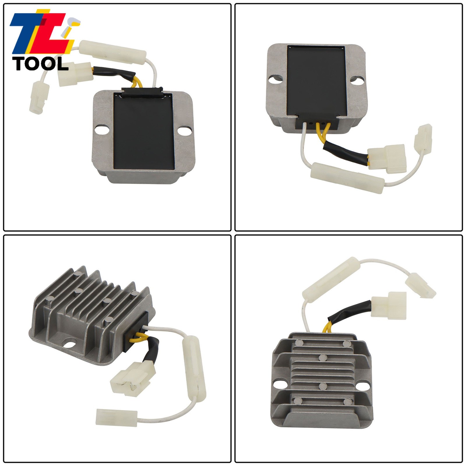 For 186F 186FA L100 Engine Diesel Electric Starter Motor Flywheel Rectifier