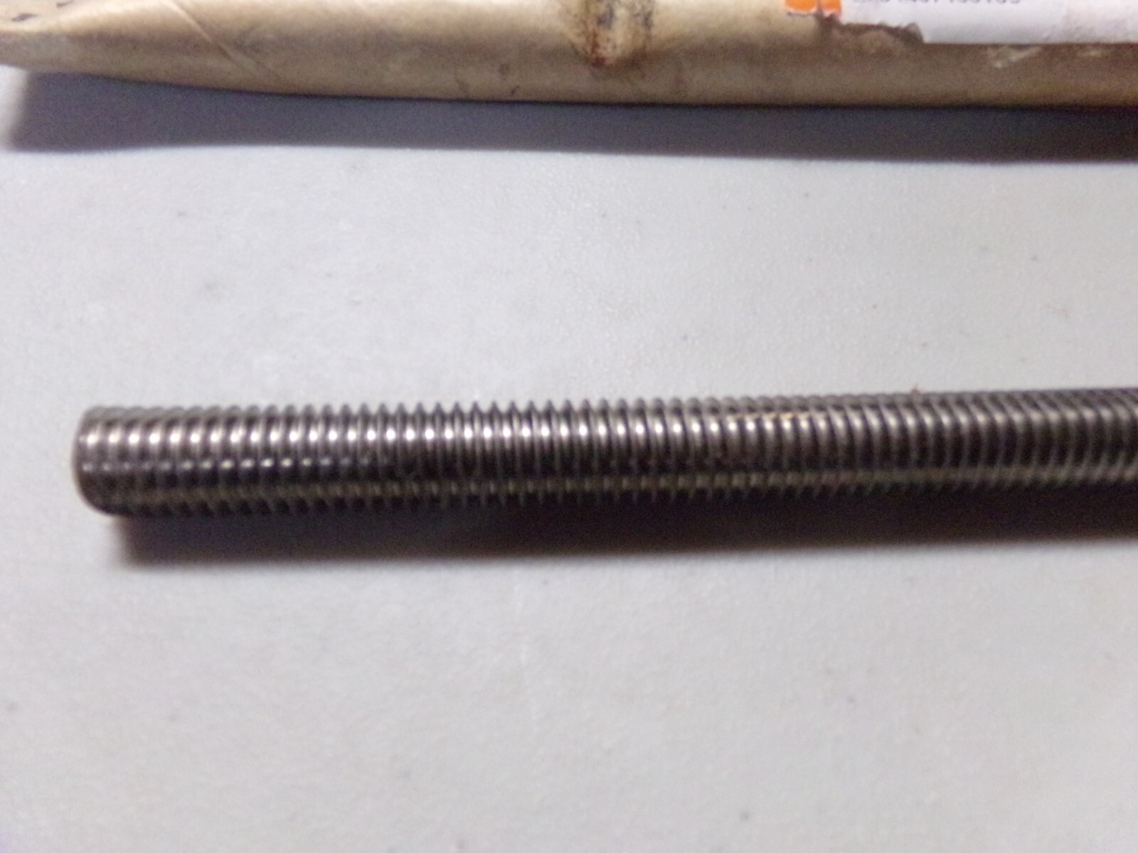 VALUE COLLECTION Threaded Rod: 7/16 –14, 3′ Long, Stainless Steel, Grade 316(c)