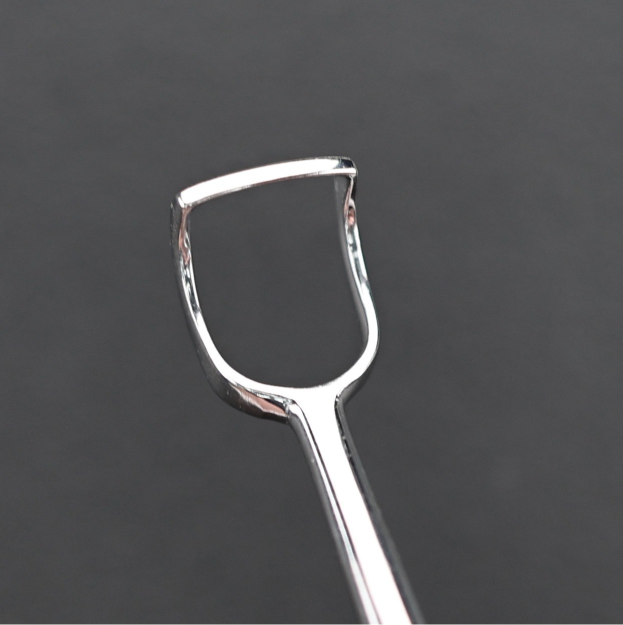 Jarit 430-145 Barnhill Adenoid Curette, Size 0, Curved, 10.5 mm Tip/Jaw, 216 mm