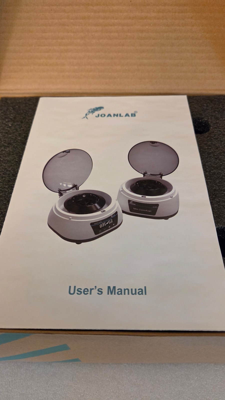 JOANLAB Mini Centrifuge MC-4S with accessories