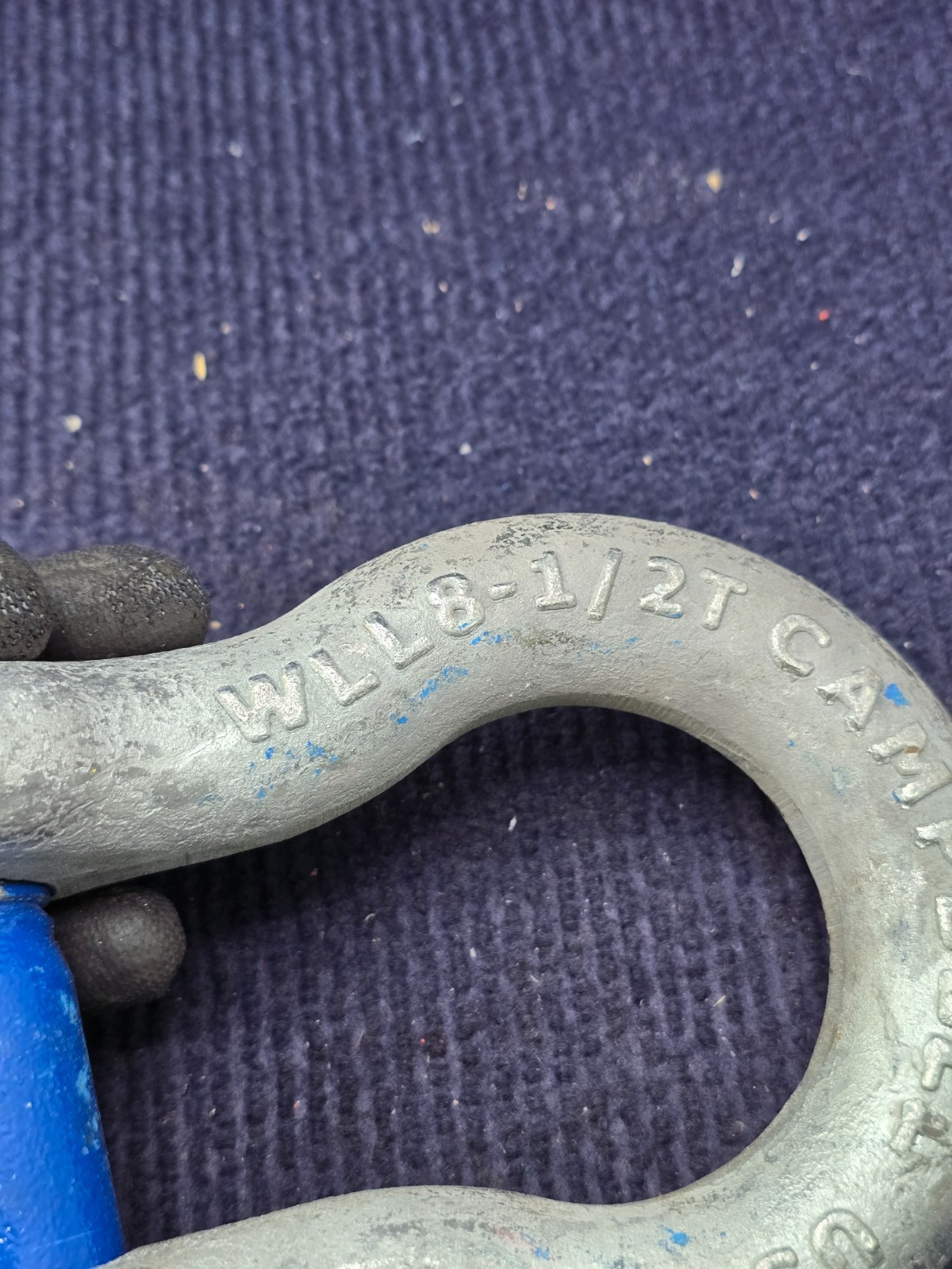 Campbell WLL8-1/2T: 1″ Screw Pin Anchor Shackle 8-1/2 Ton Working Load Limit