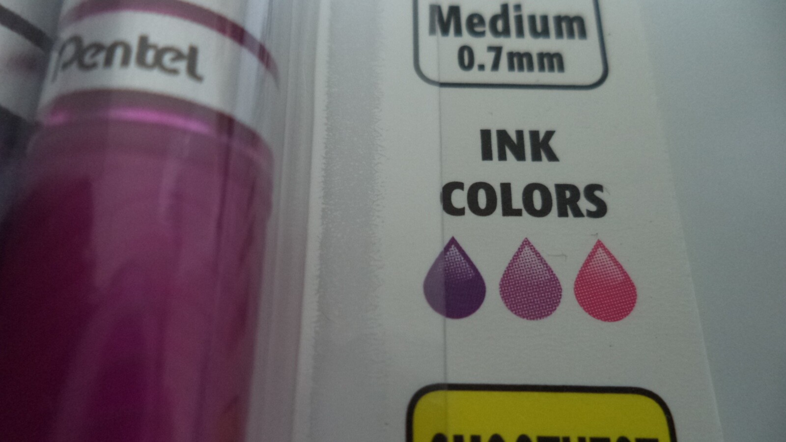 3 Pentel EnerGel RTX Retractable Liquid Gel Pen VIOLET + Ink FINE 0.7mm 28787