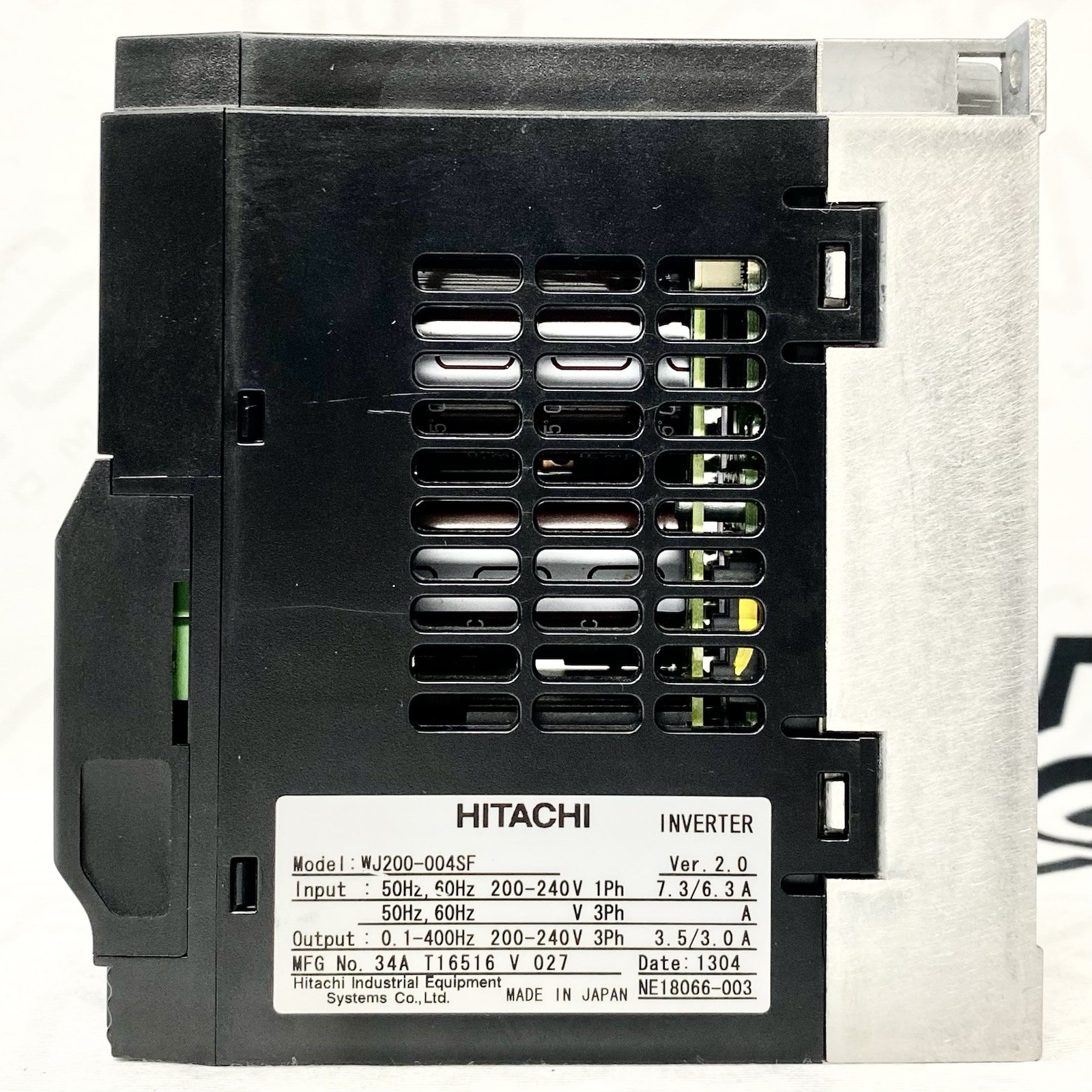 Hitachi WJ200-004SF VFD Inverter 1HP 200-240V 3PH