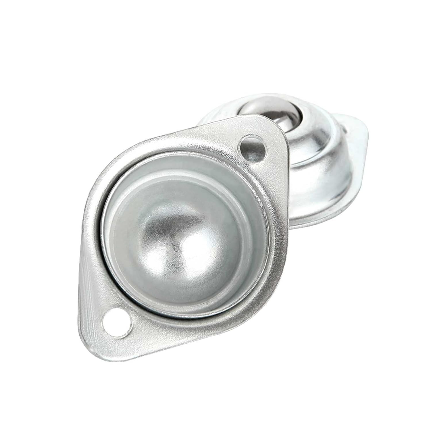 16 Pack 1/2″ Roller Ball Transfer Bearings, Carbon Steel Ball Transfer Unit Swiv