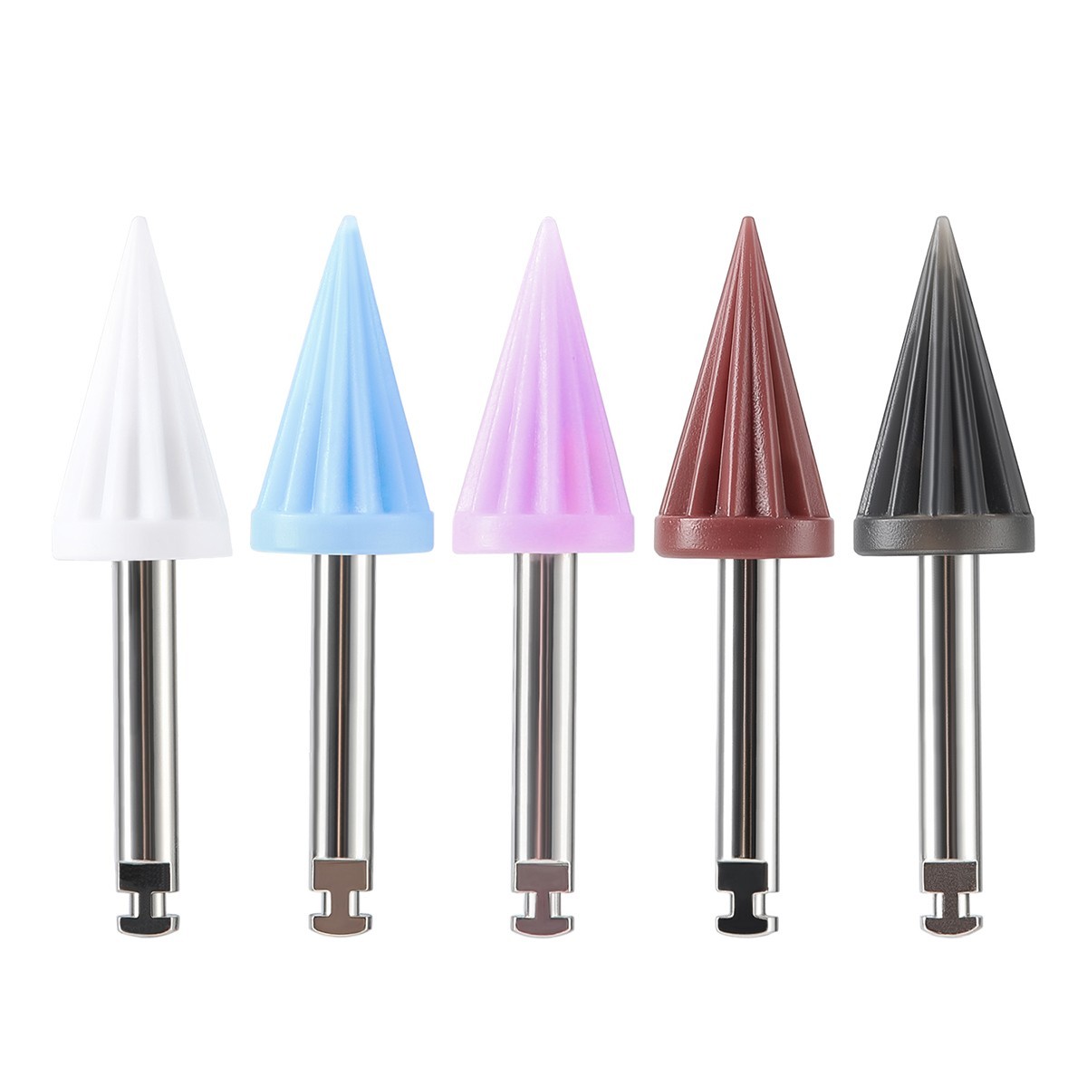 10pc Dental Silicone Rubber Tapered Polishing Prophy Cup RA2.35mm Umbrella Shape
