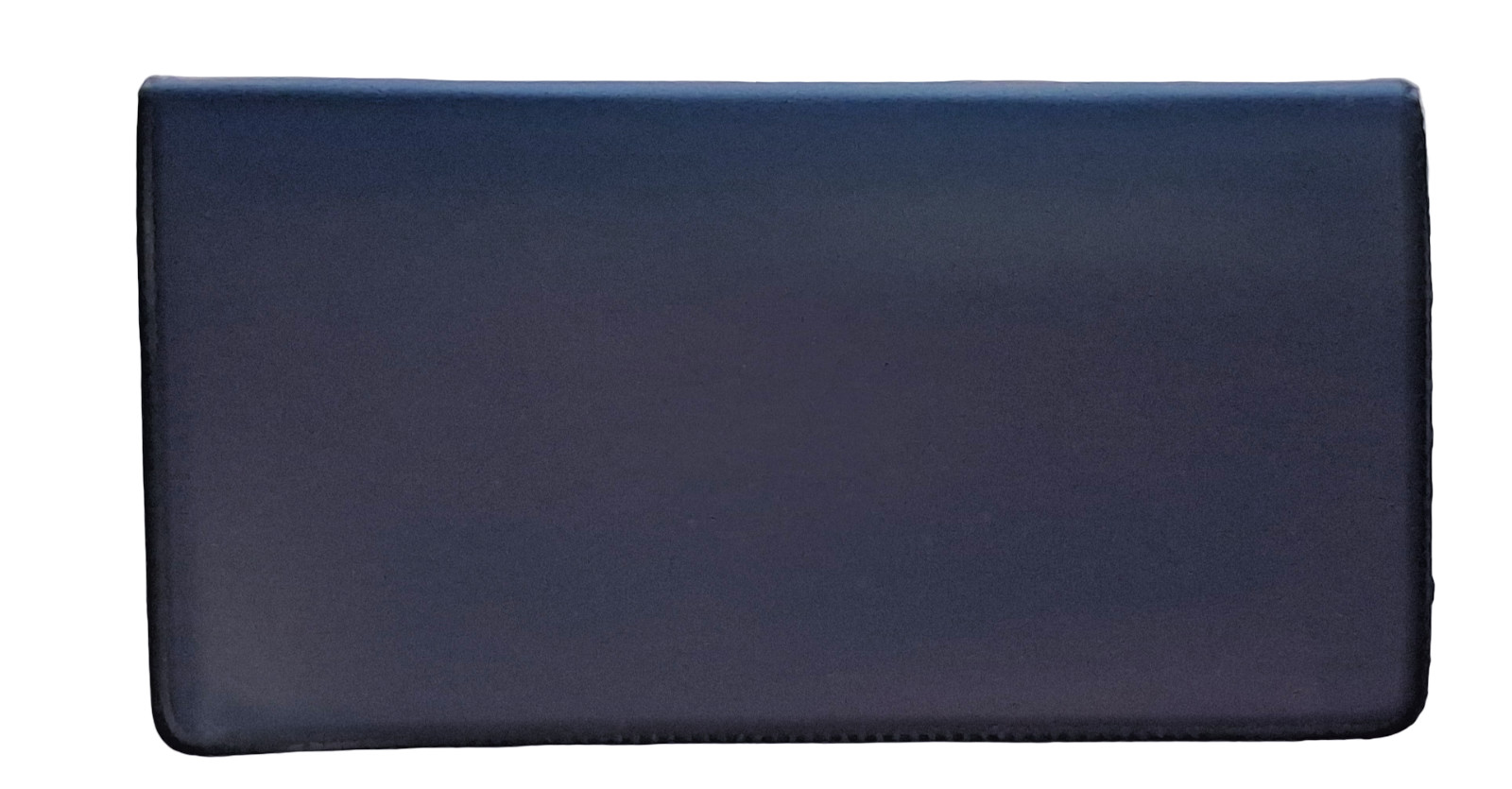 Dark Blue Vinyl Checkbook Cover Standard Top Stub 6- 1/4″ x 3-3/8″ New