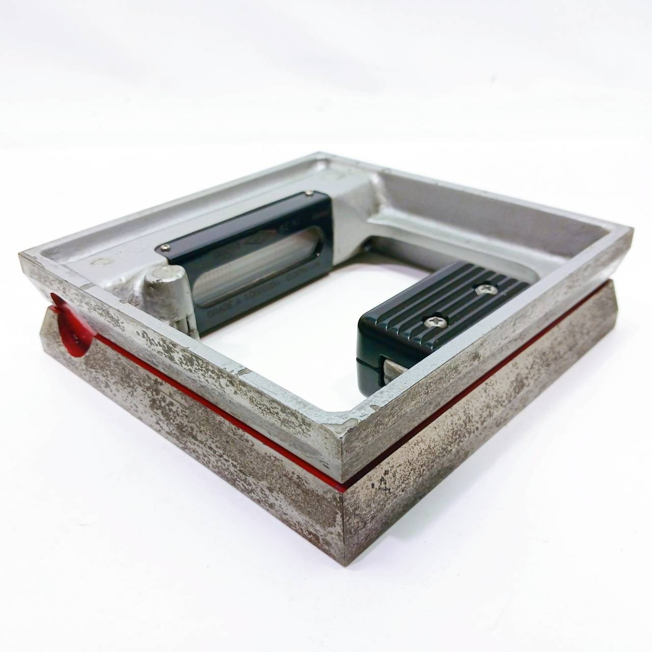 Obishi Precision Square Level 0.02mm/m 150×150×40mm Gage Made in Japan BG0612