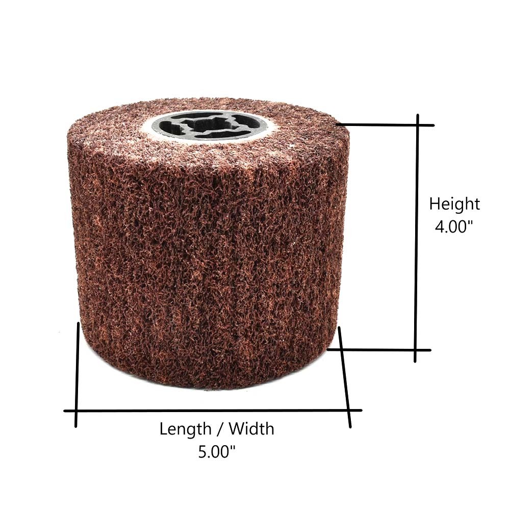 AW-80 Elastic Grain Coated Non Woven Nylon Web Wheel 80 Grit Fits Hardin HD-5800