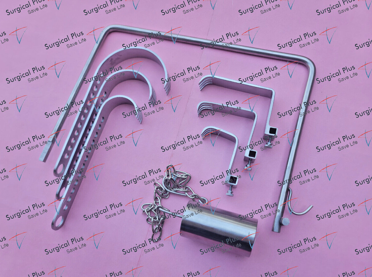 Initial Charnley Incision Retractor Extended Complete Set Hip Surgery Orthopedic