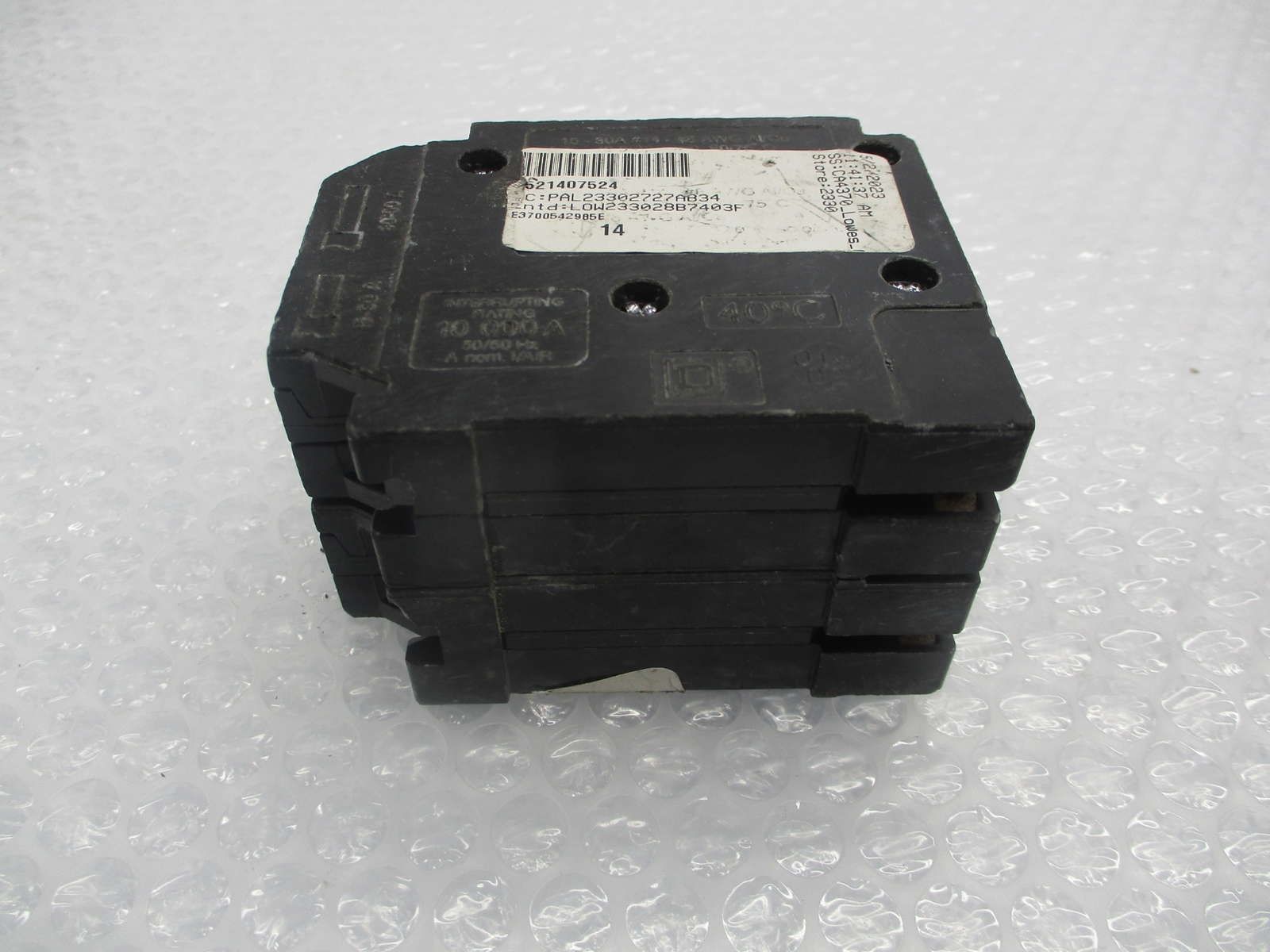 SQUARE D HOMT2020230 BREAKER 4POLE 20/30AMPS UNMP