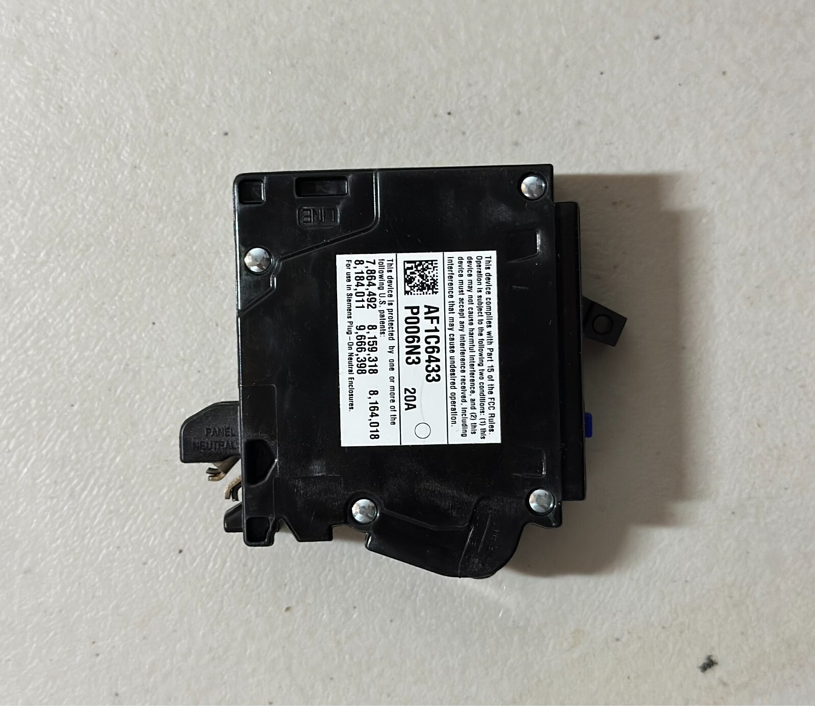 10 PCS SIEMENS QA120AFCN 20A AFCI ARC FAULT CIRCUIT BREAKERS