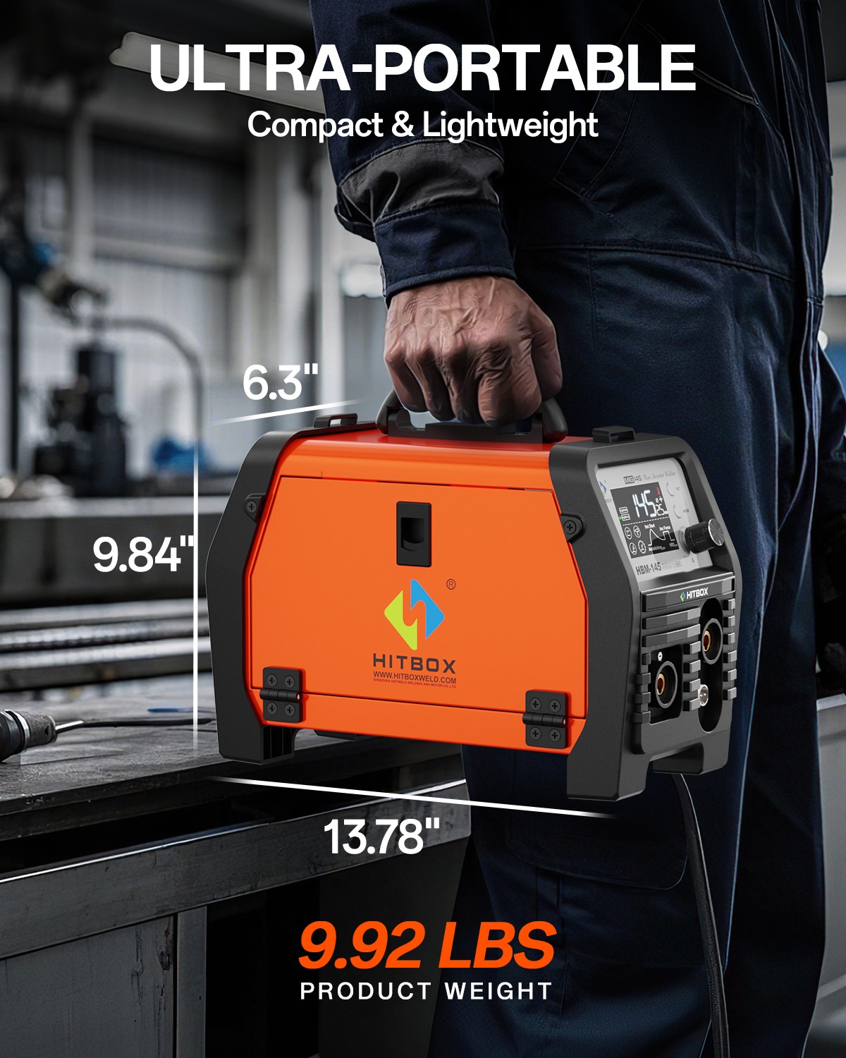 Light Weight 110V/220V 145A Flux MIG Welder Lift-TIG Stick 3 in1 Welding Machine