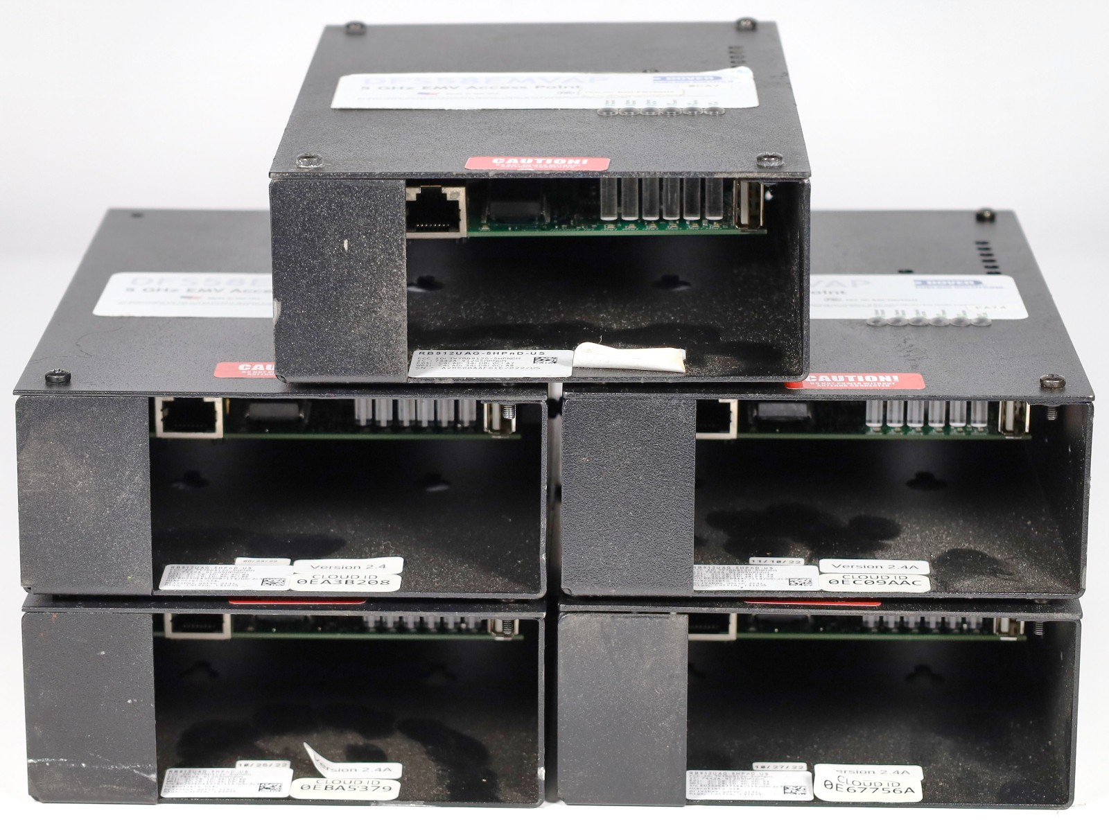 (Lot of 5) Dover Fueling Solutions DFS58EMVAP 5 GHz EMV Access Point, parts only